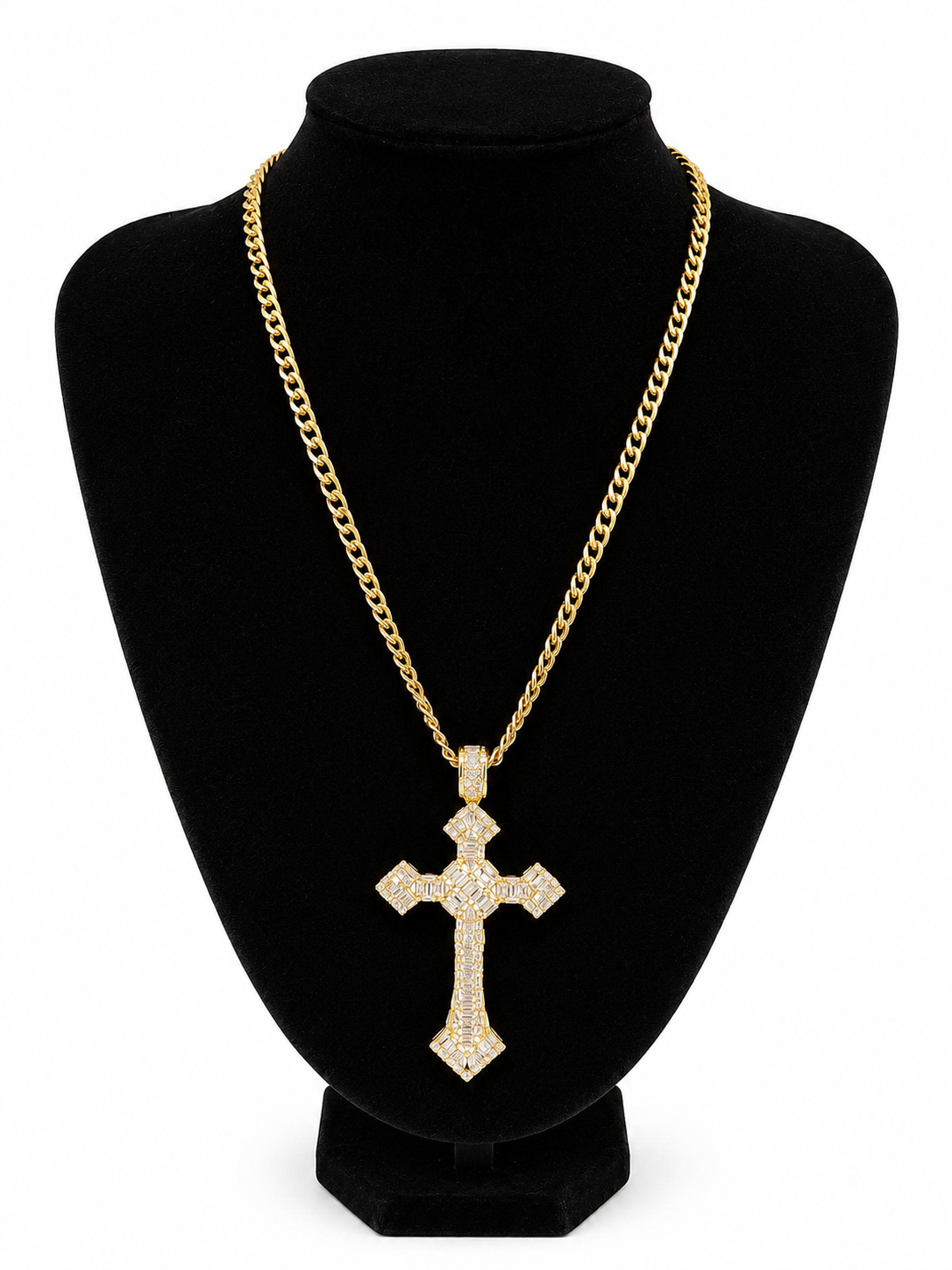Cruz con Diamantes