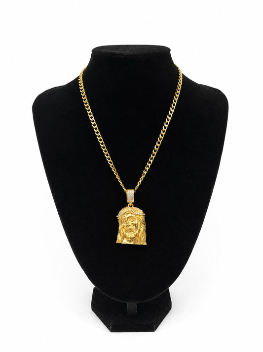 Cadena cubana pendant de Jesus